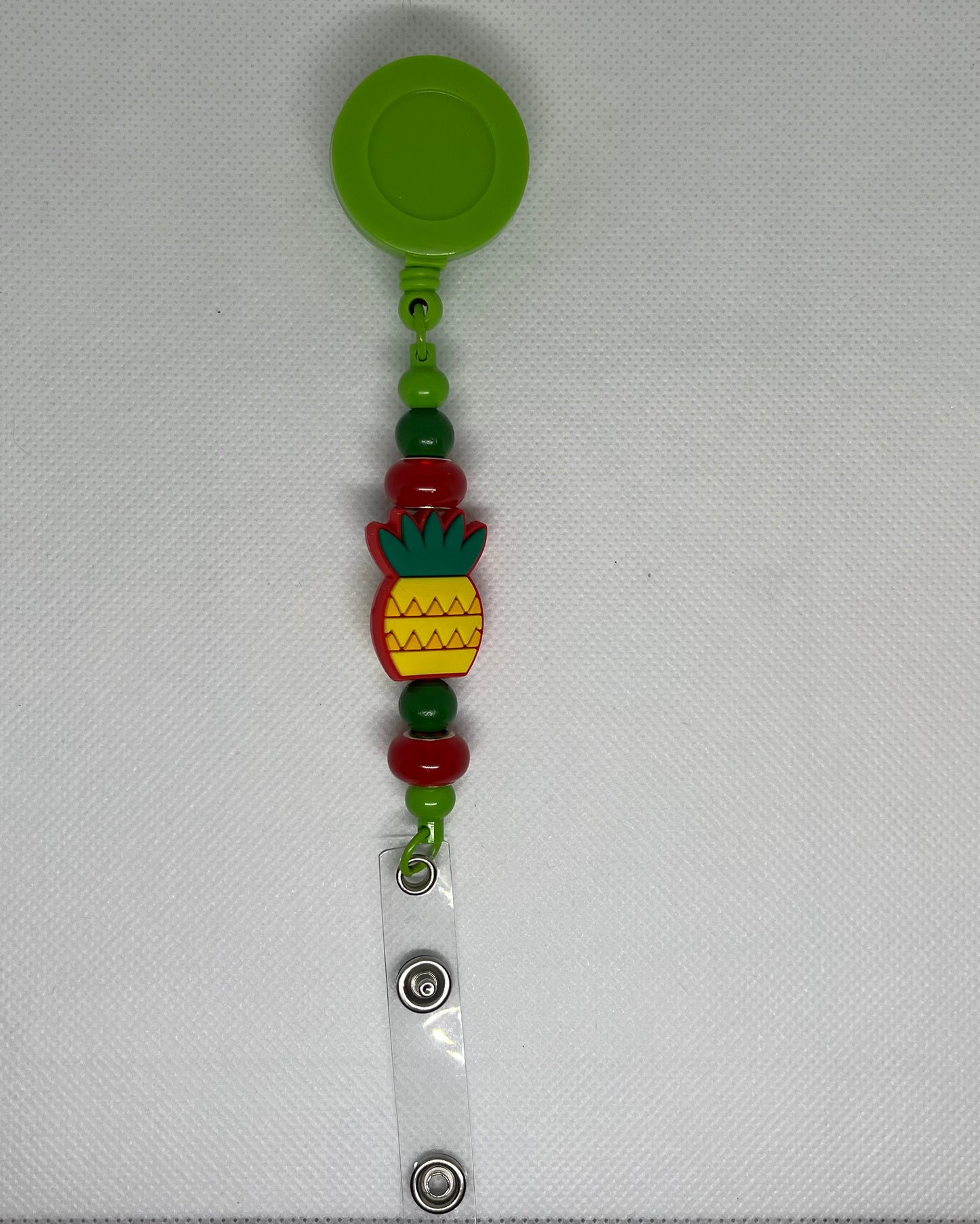 Pineapple Beaded Badge