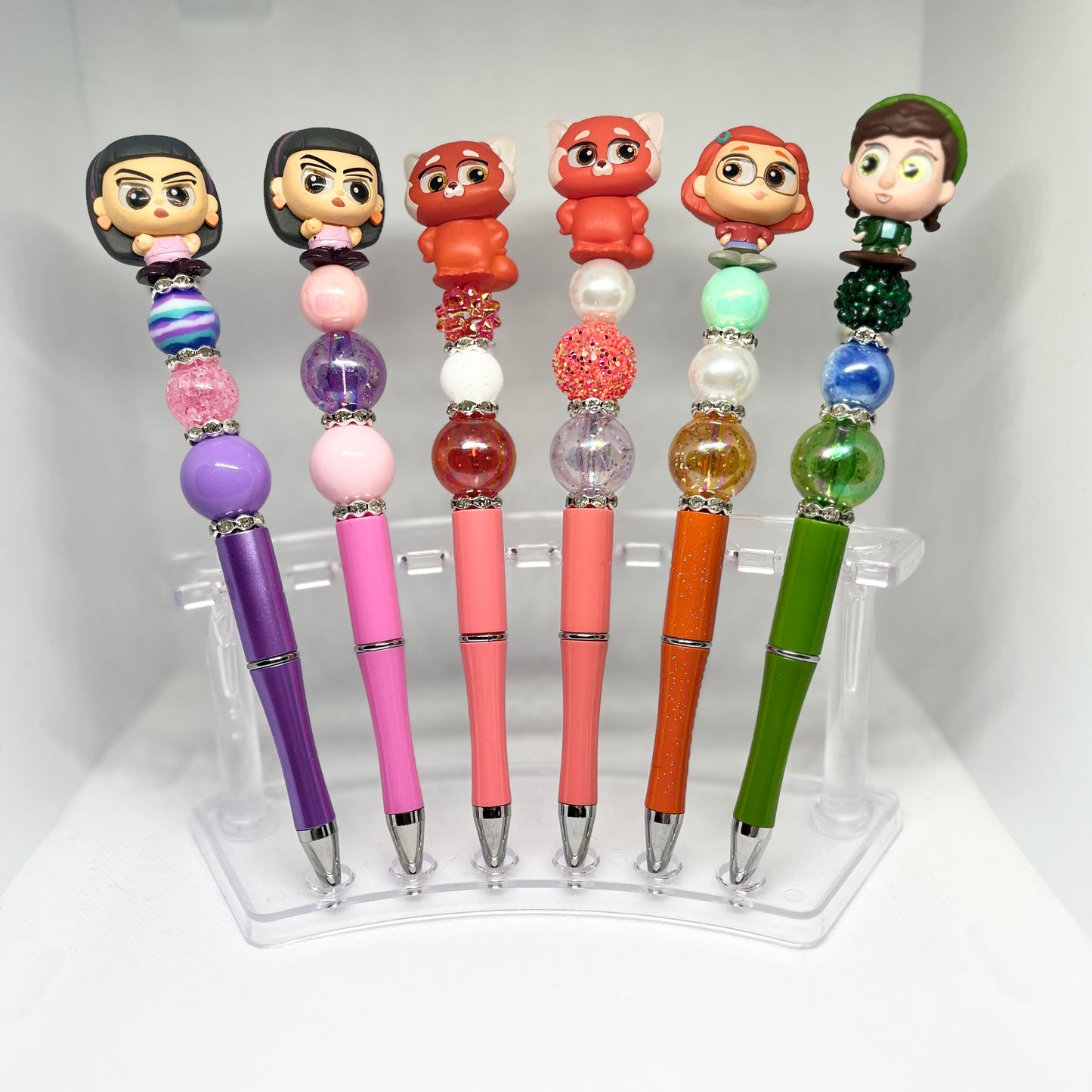 Turning Red Doorable Beaded Pen