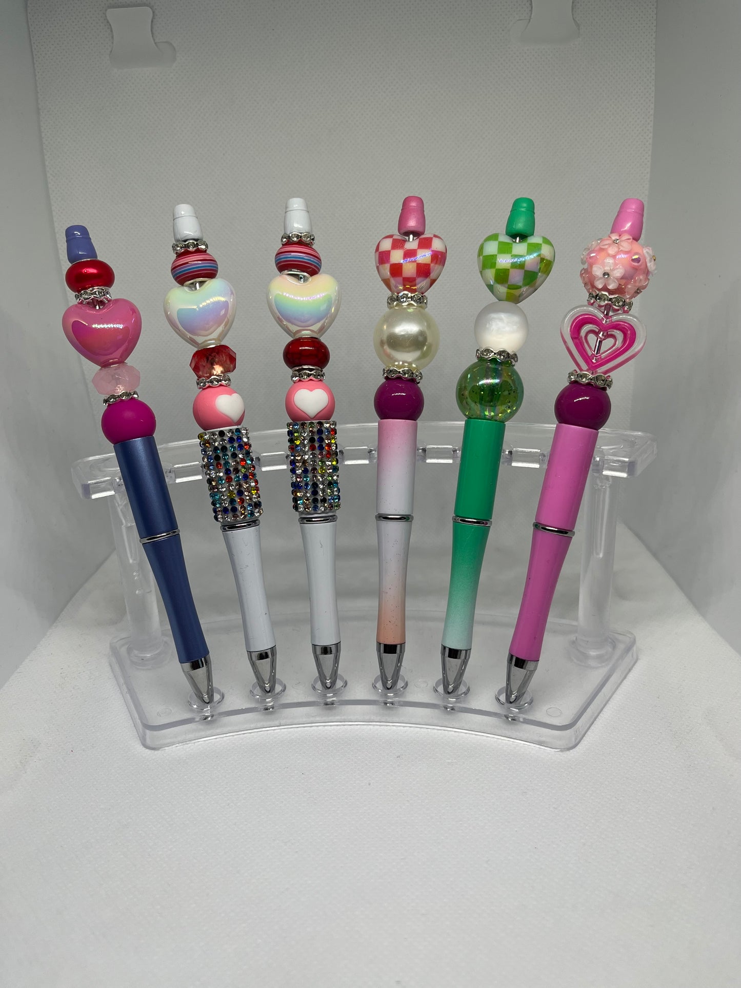 Valentines Day Beaded Pens #2