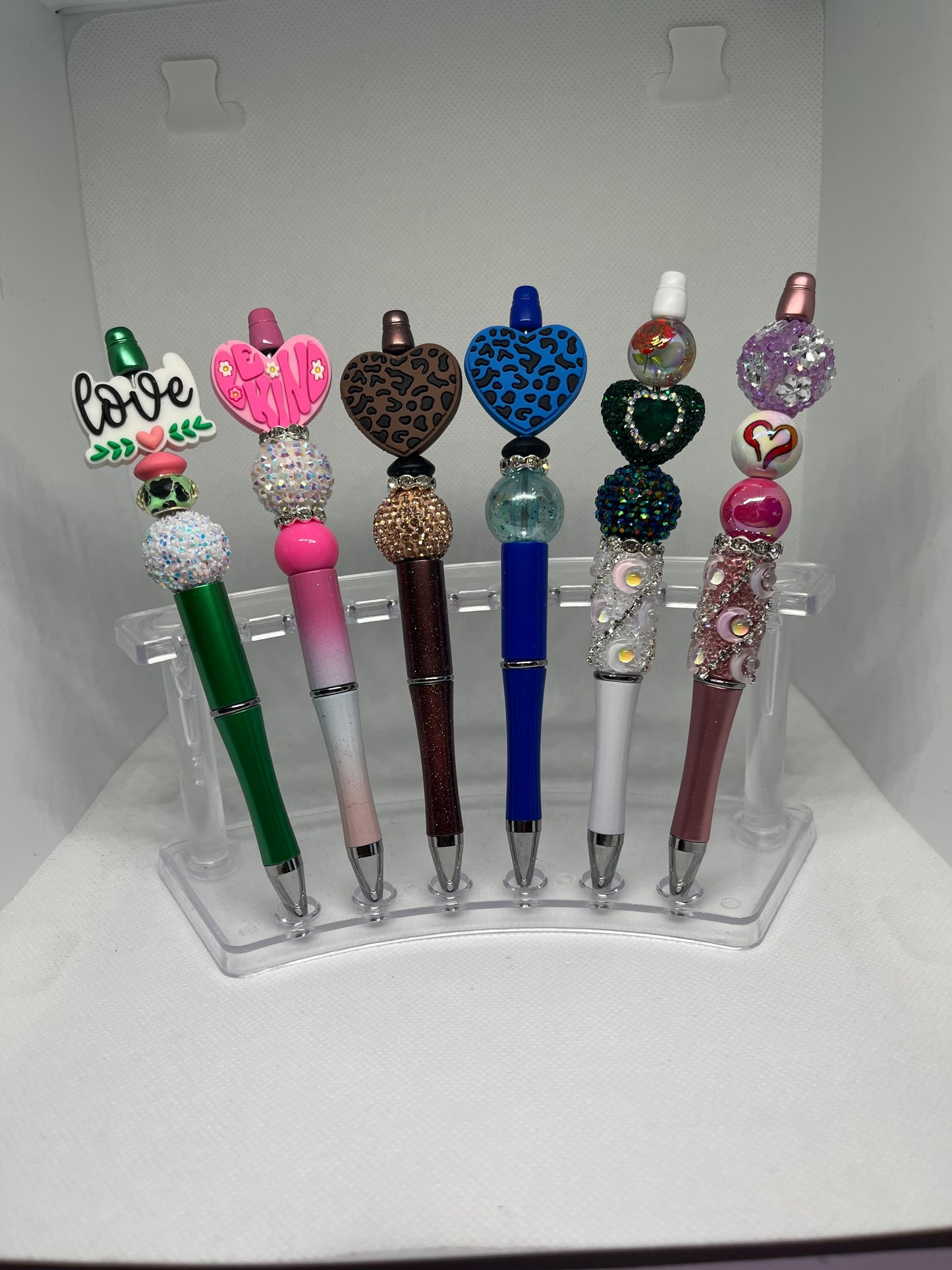 Valentines Day Beaded Pens #2