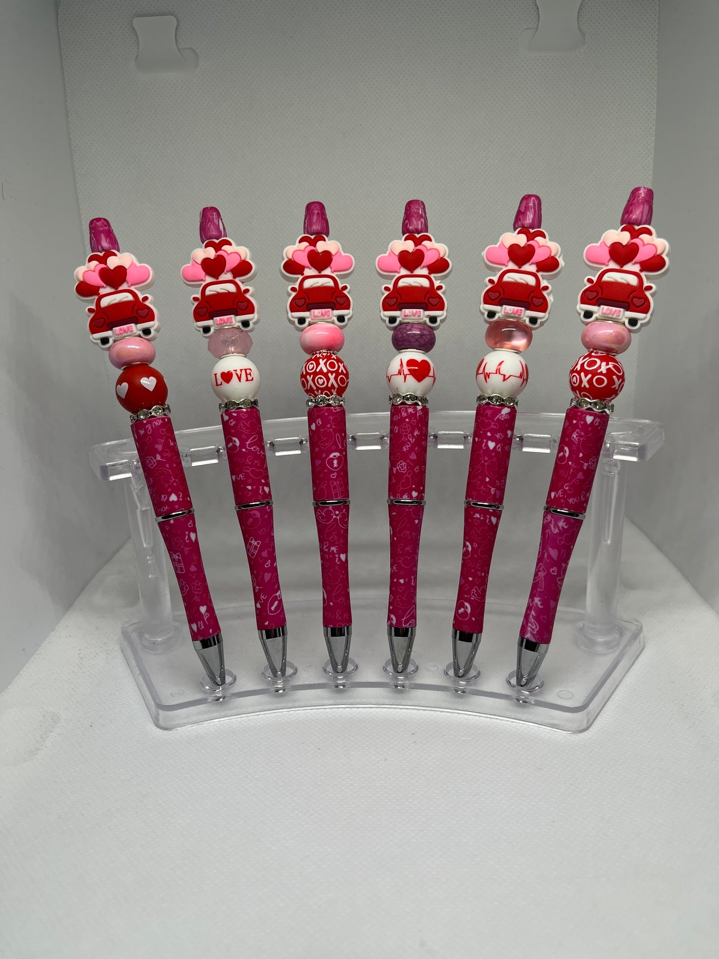 Valentines Day Beaded Pens #3