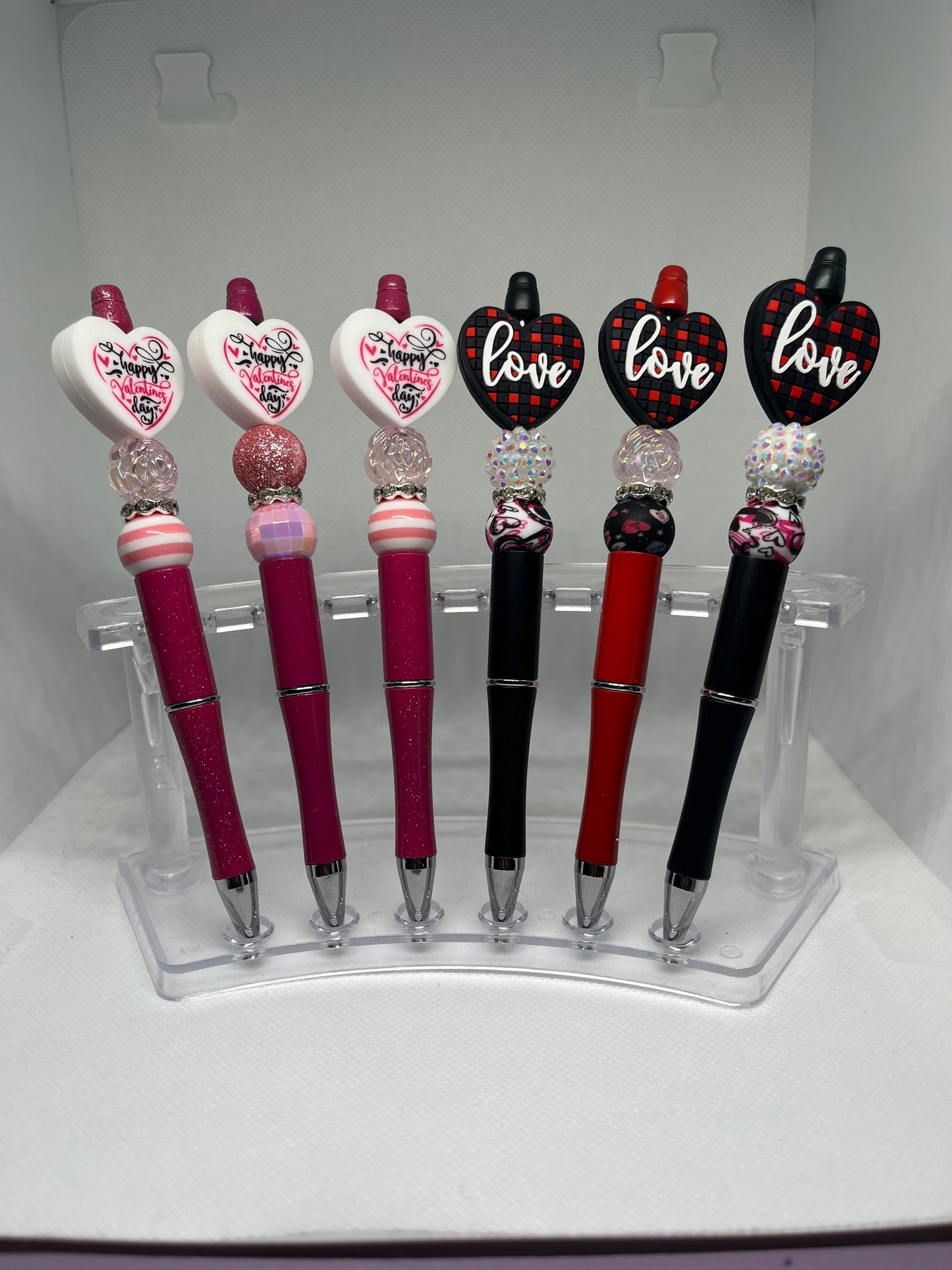 Valentines Day Beaded Pens #3