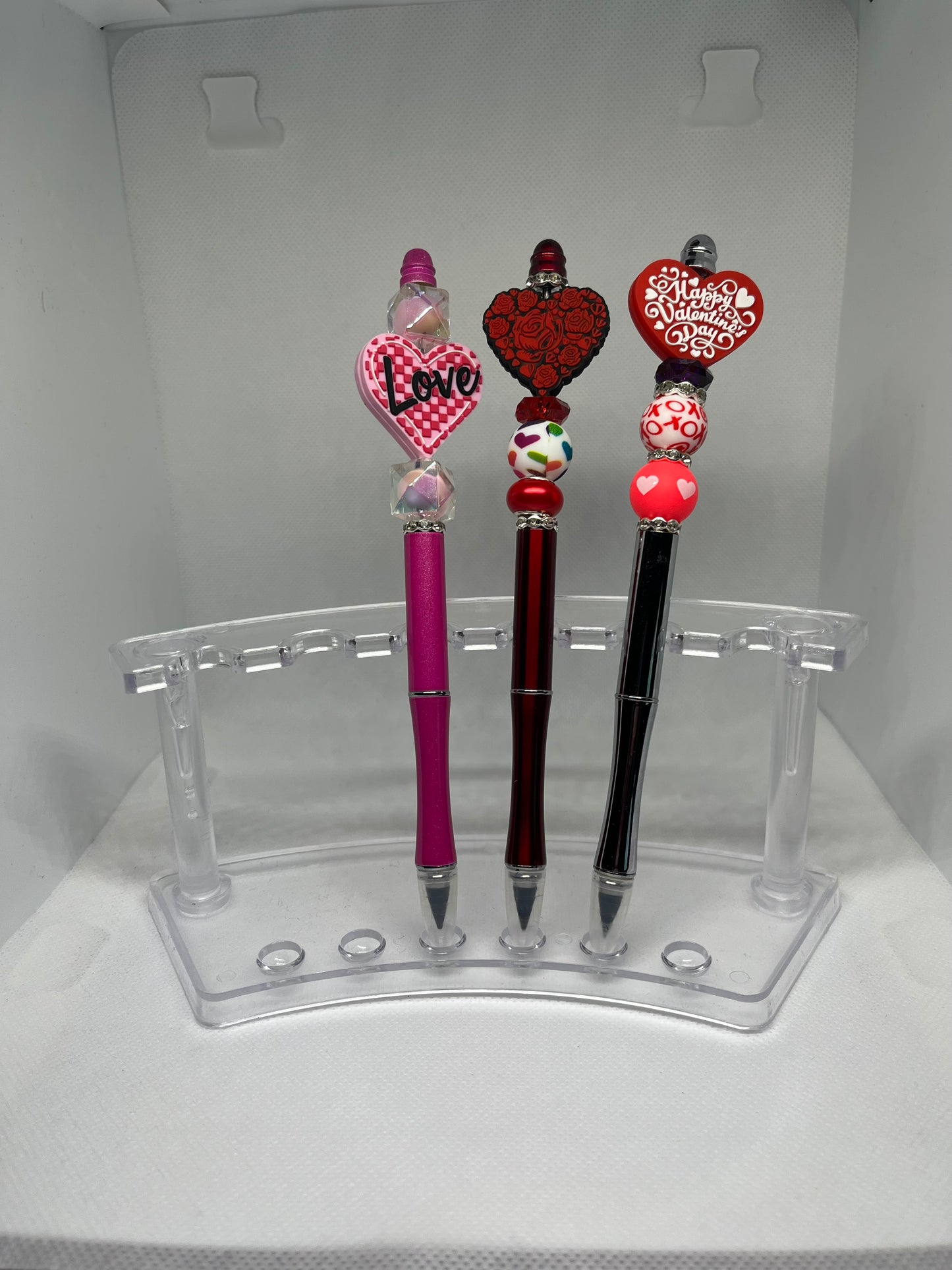 Valentines Day Beaded Pens #3