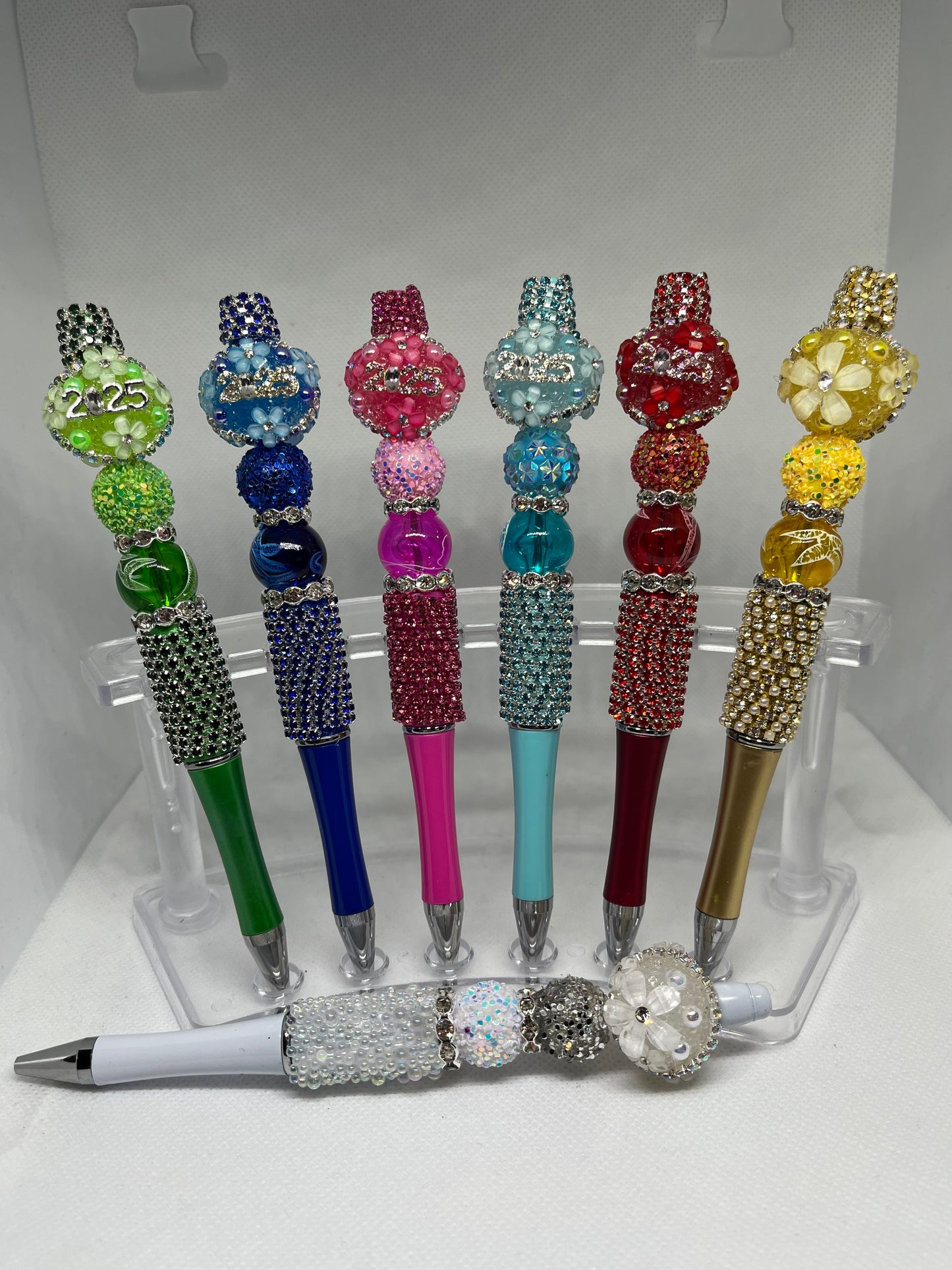 2025 Bling New Years Beaded Pen.