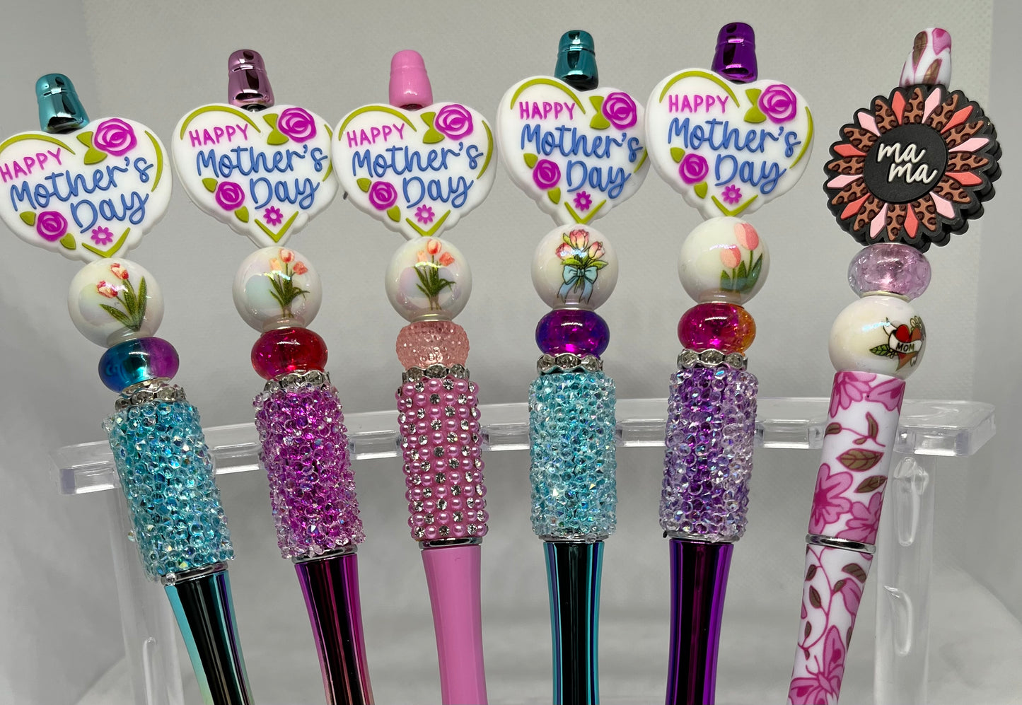 Happy Mother's Day Beaded Pen
