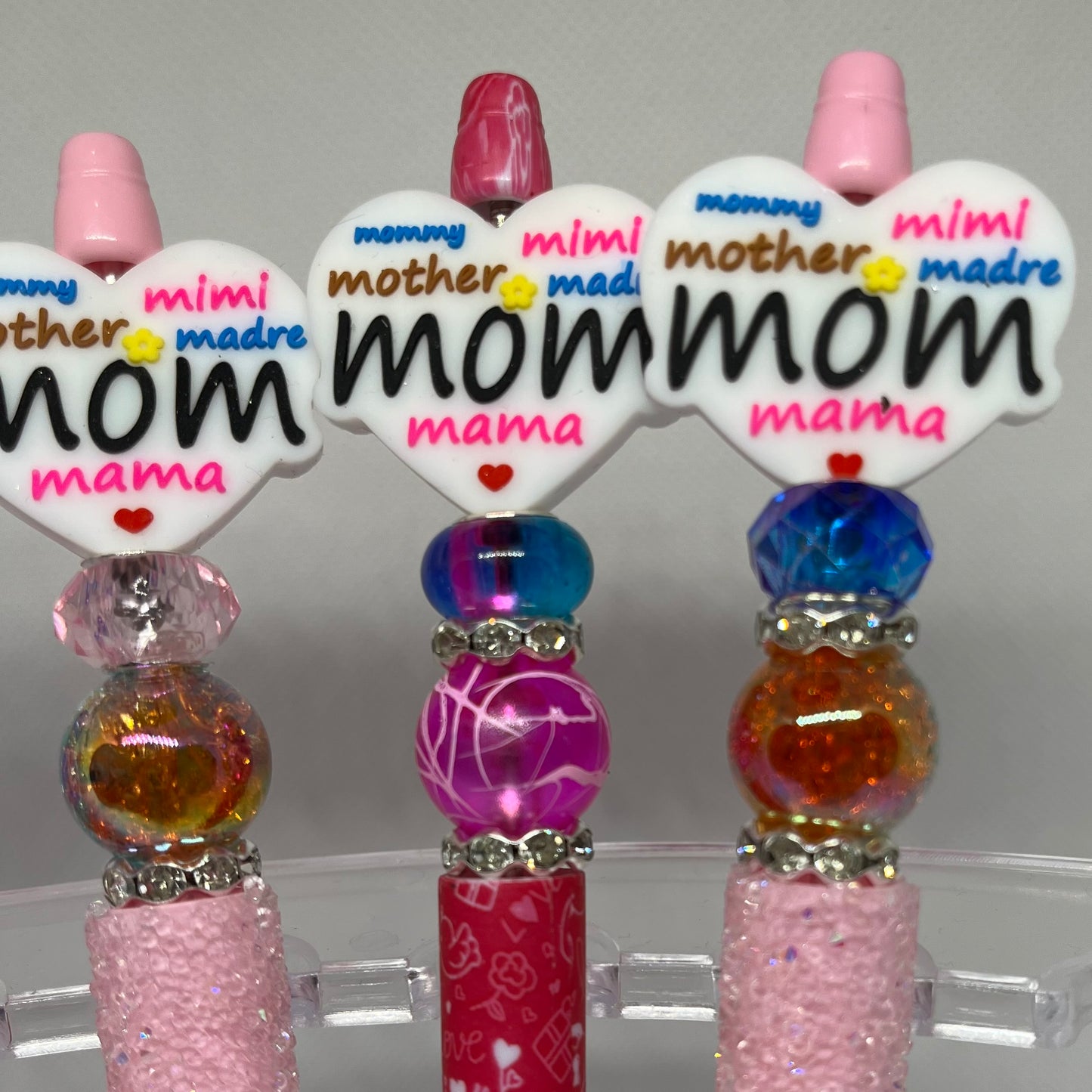 Multi Language Mom Beaded Pen