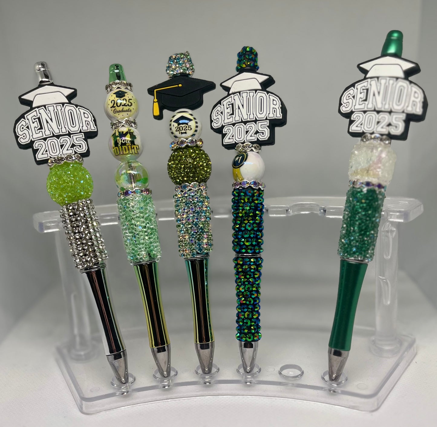 Senior 2025 Beaded Pen - Green