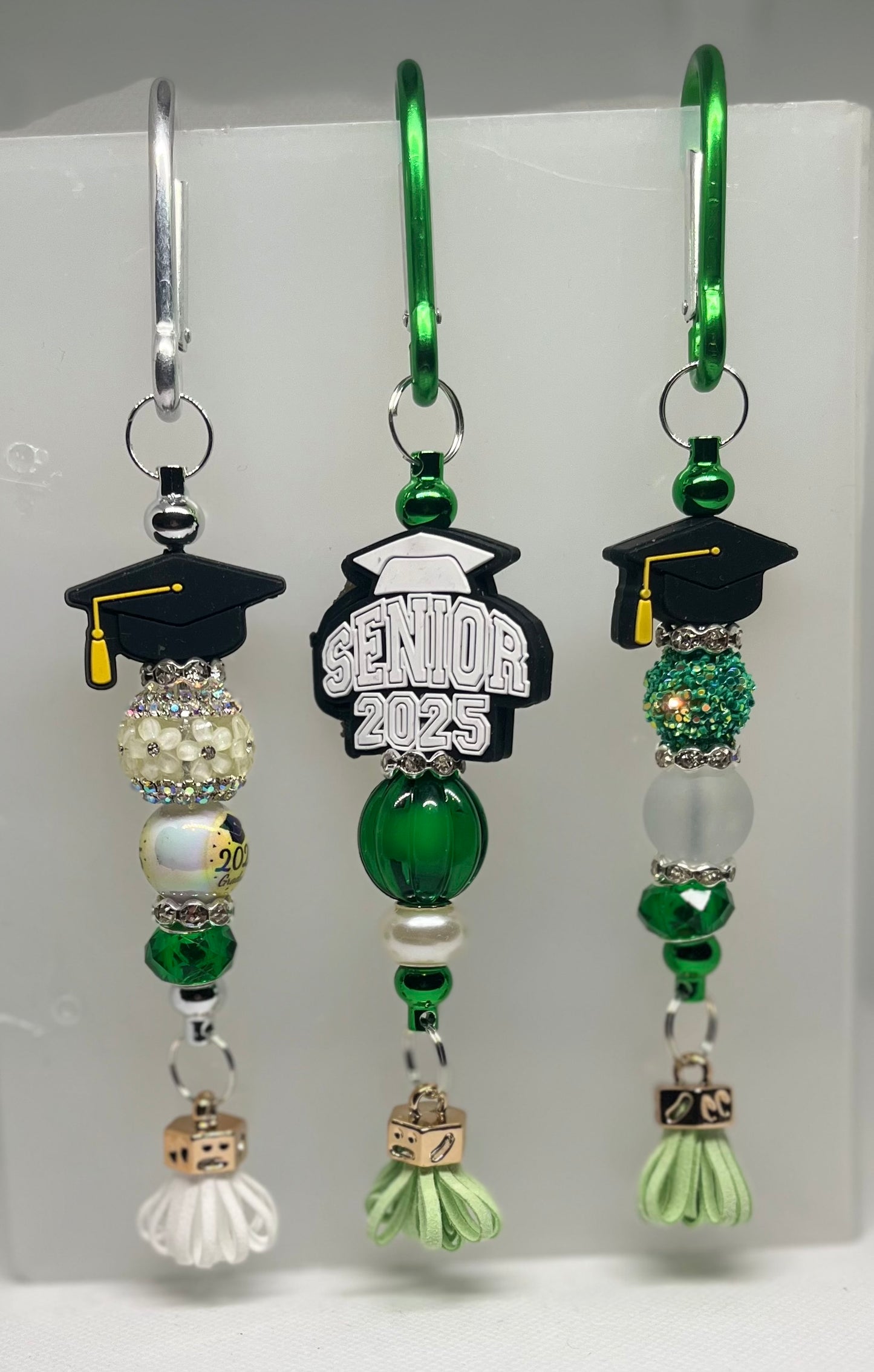Senior 2025 Beaded Keychain