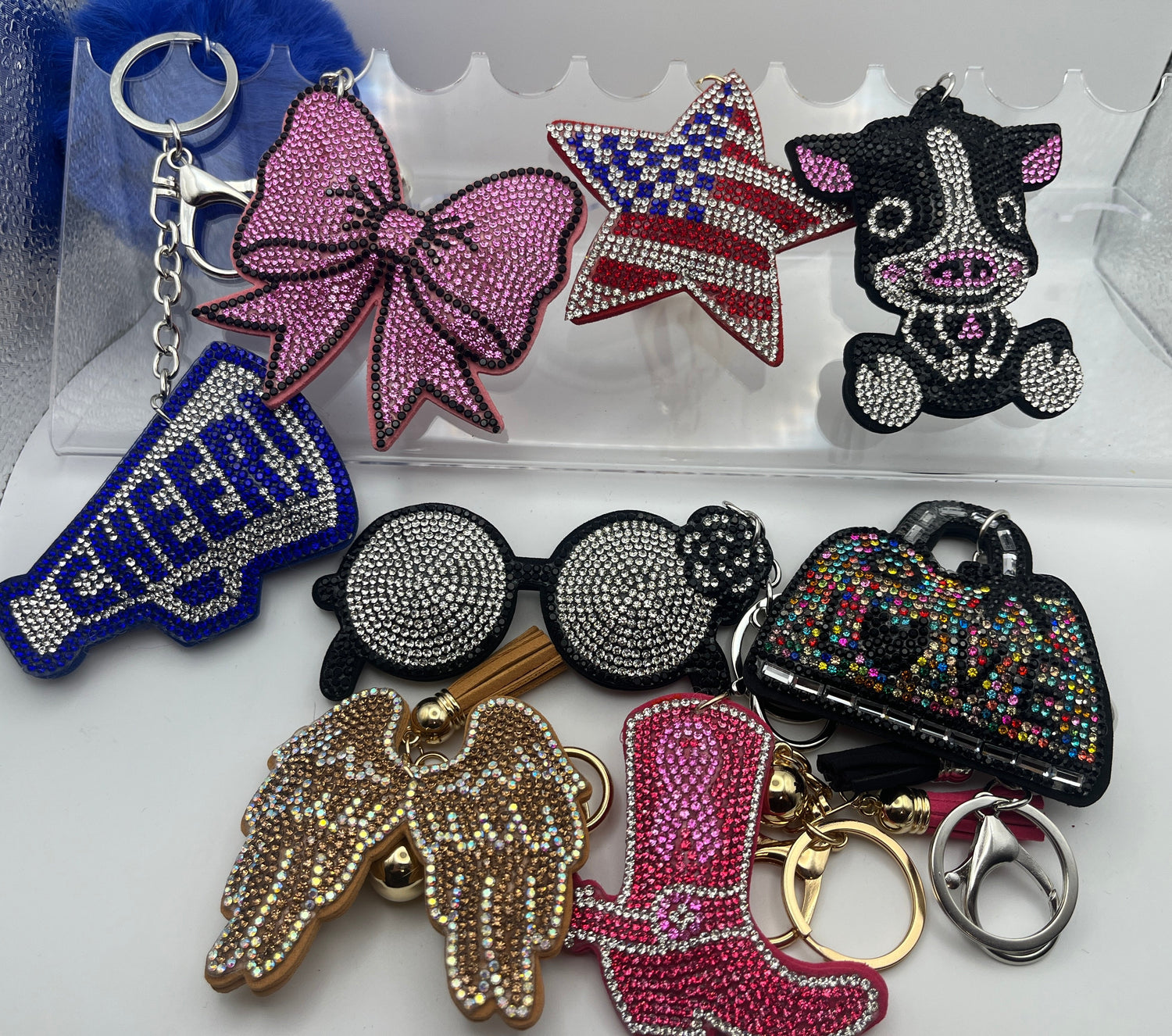 Soft Bling Keychains