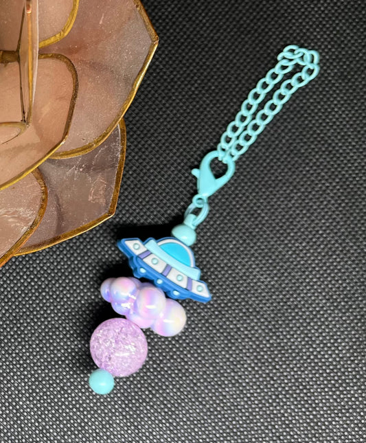 UFO Beaded Tumbler Charm