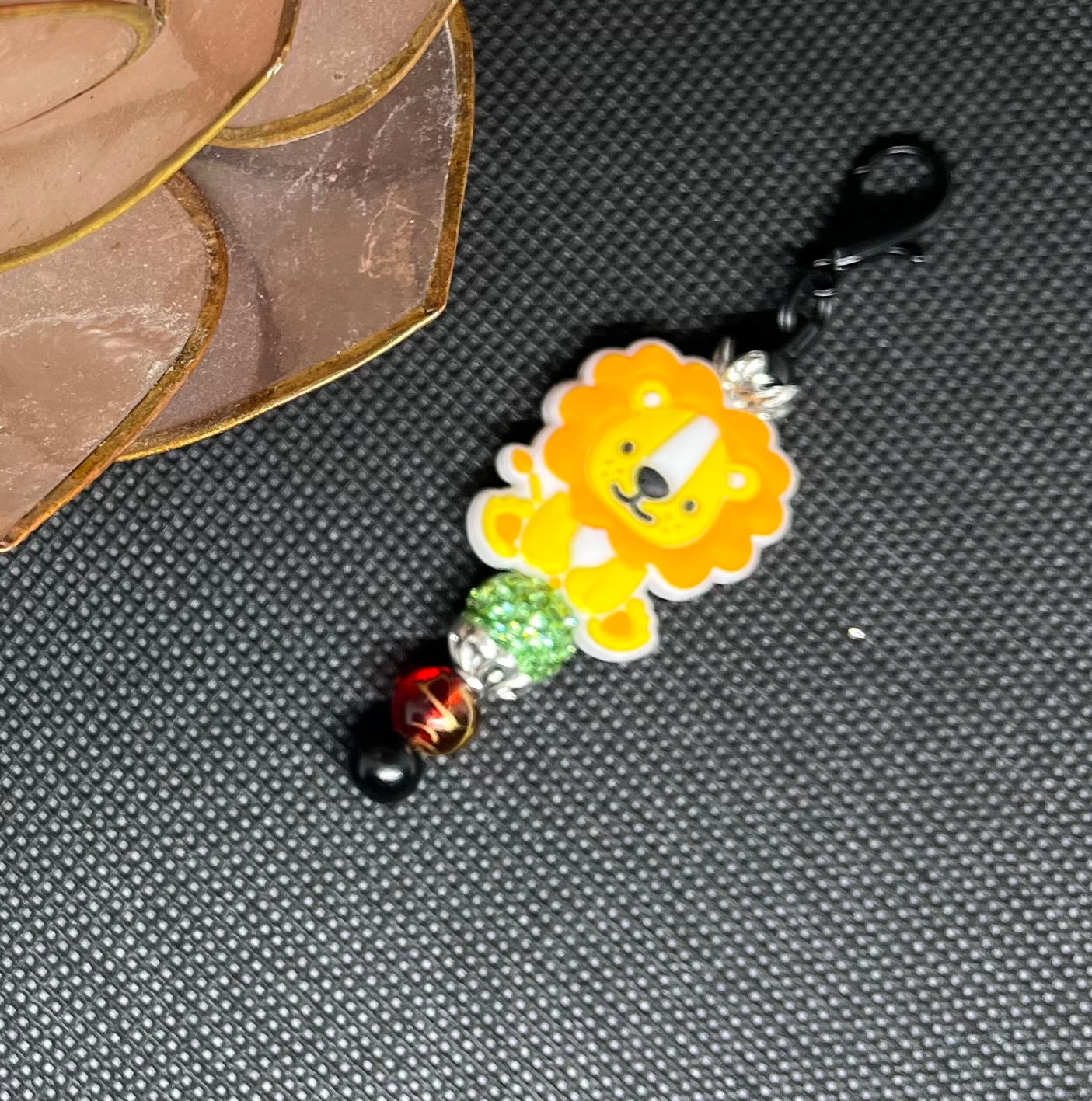 Lion Beaded Charm