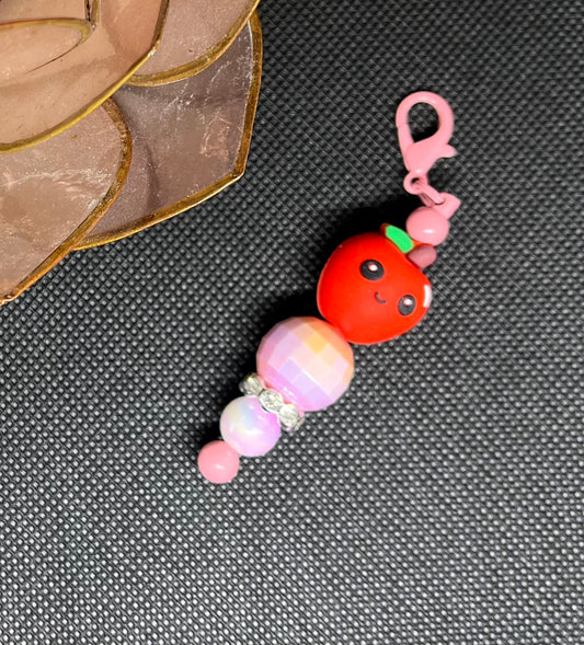 Apple Beaded Charm