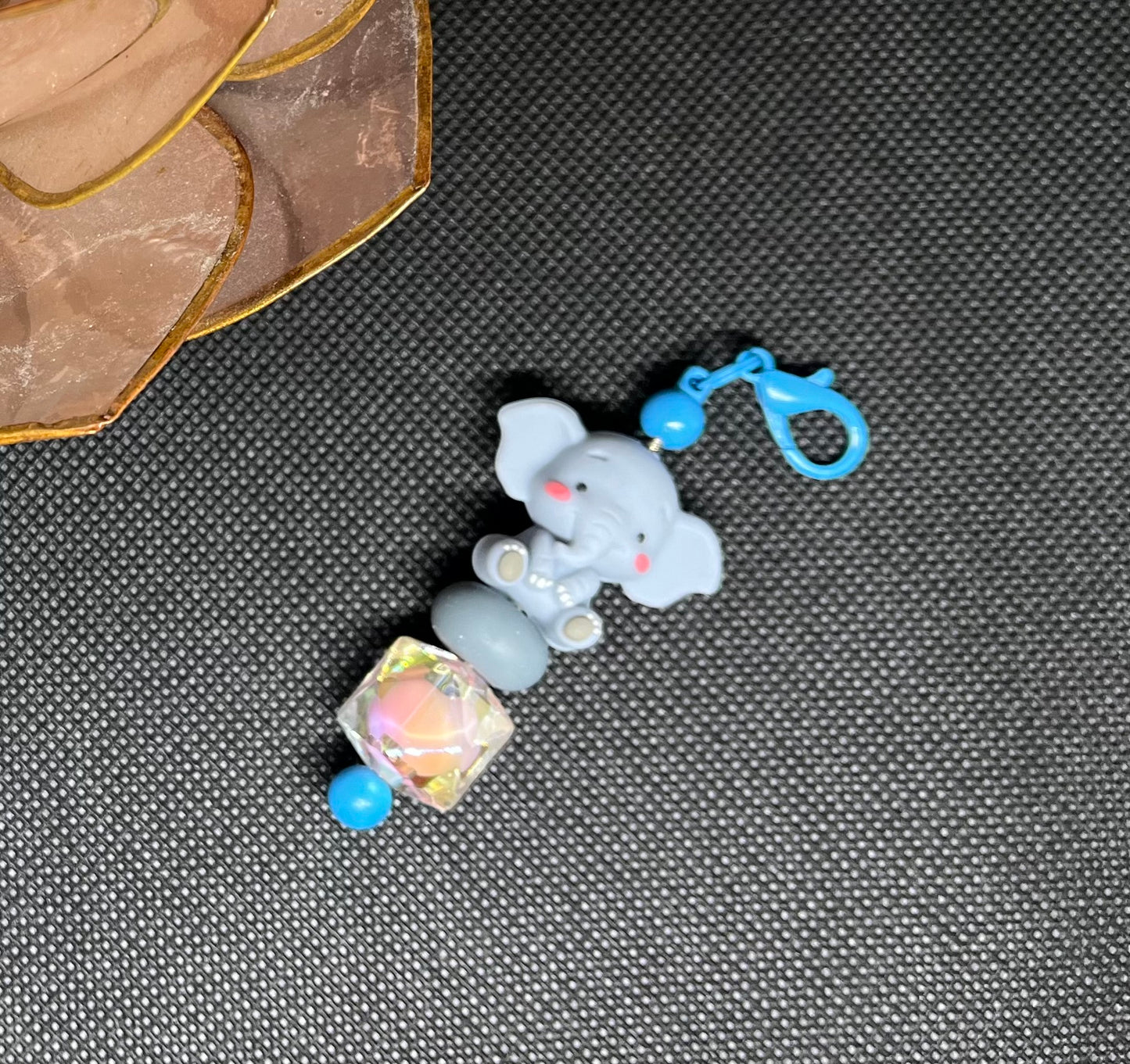 Elephant Beaded Charm