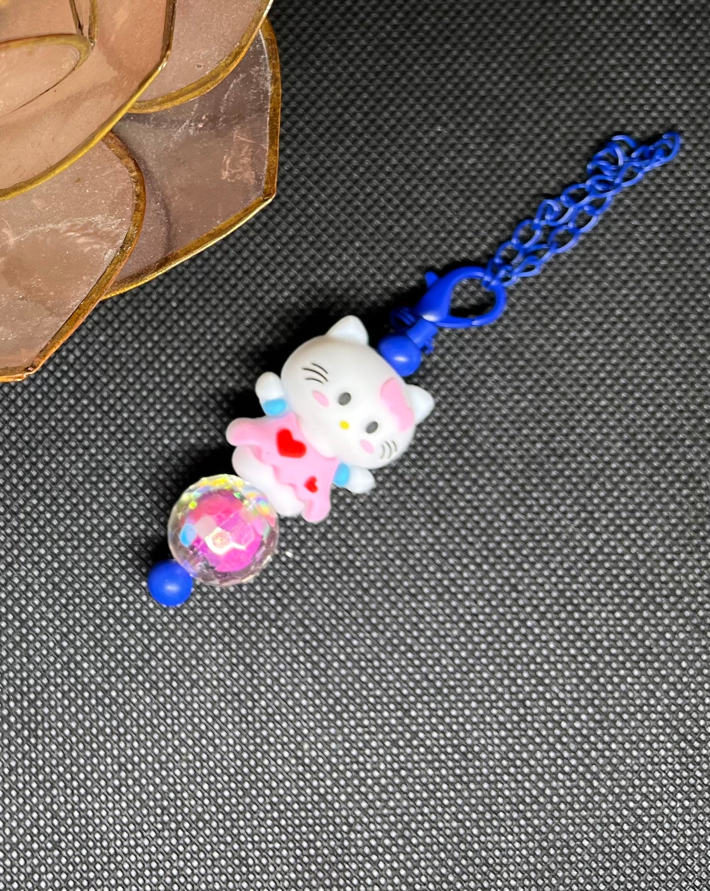 Hello Kitty Beaded Tumbler Charm