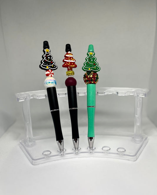 Christmas Tree Beaded Pen