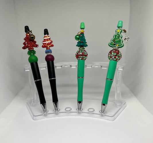 Christmas Tree Beaded Pen