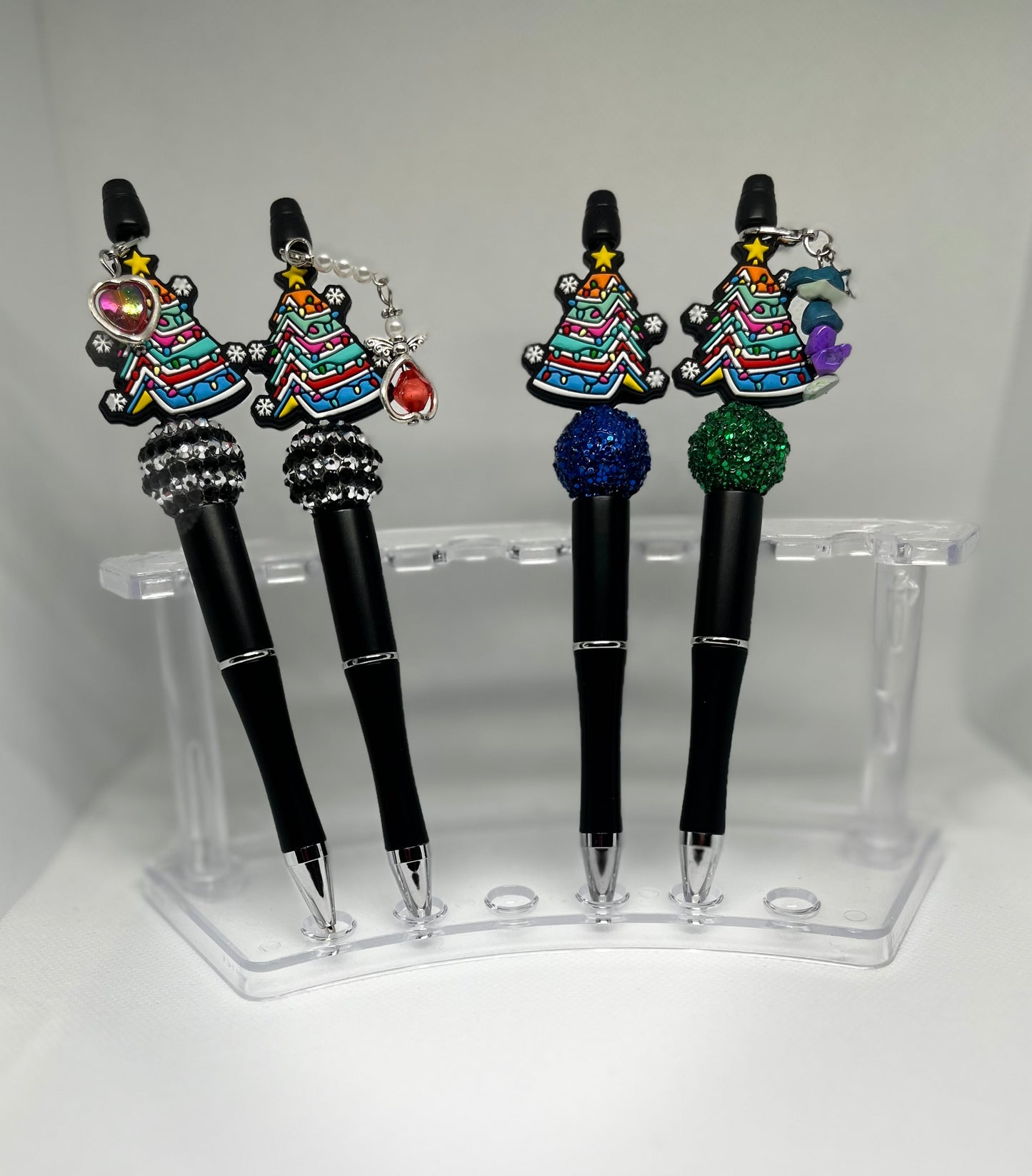 Booked Christmas Tree Beaded Pen