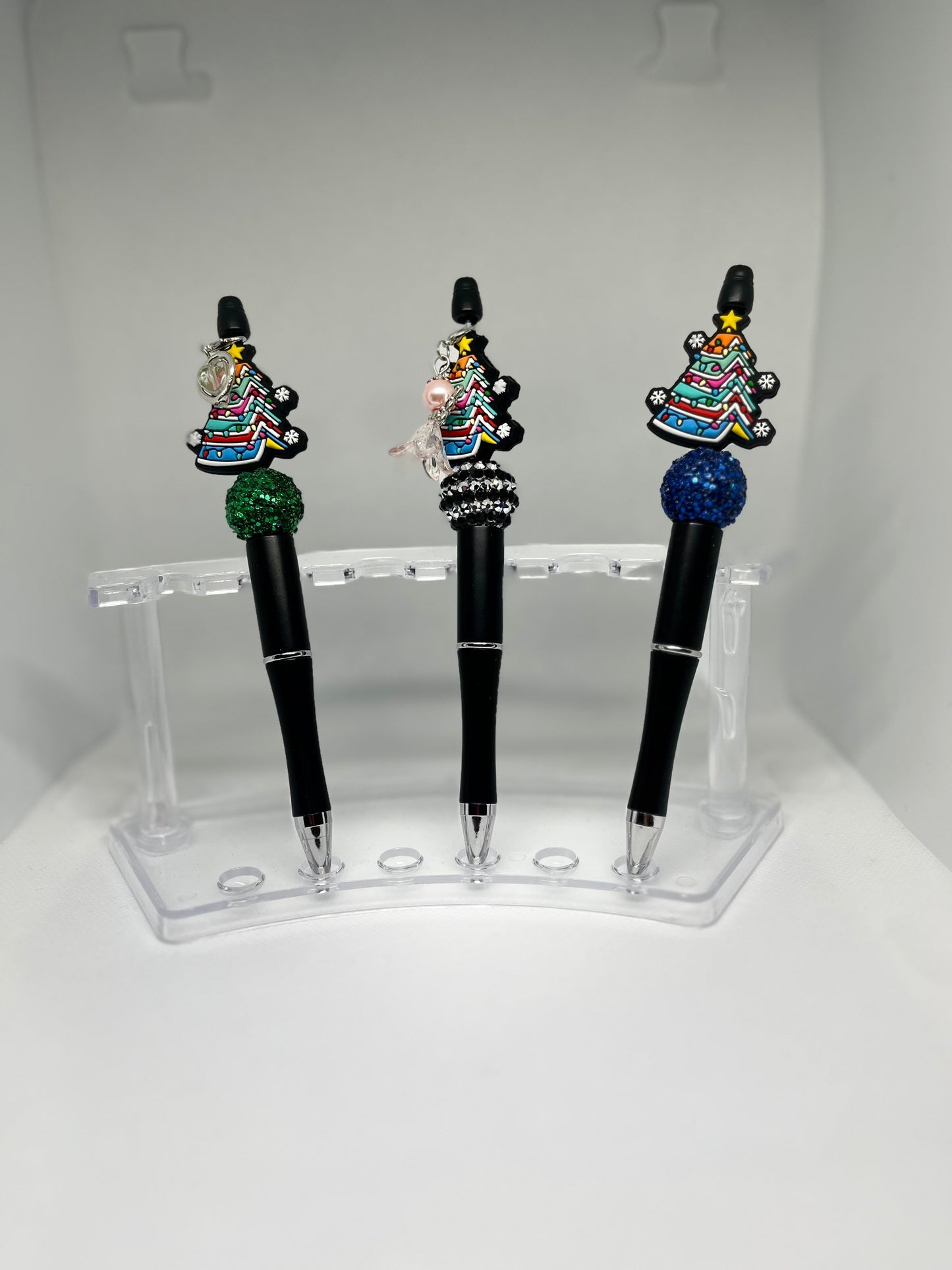 Booked Christmas Tree Beaded Pen