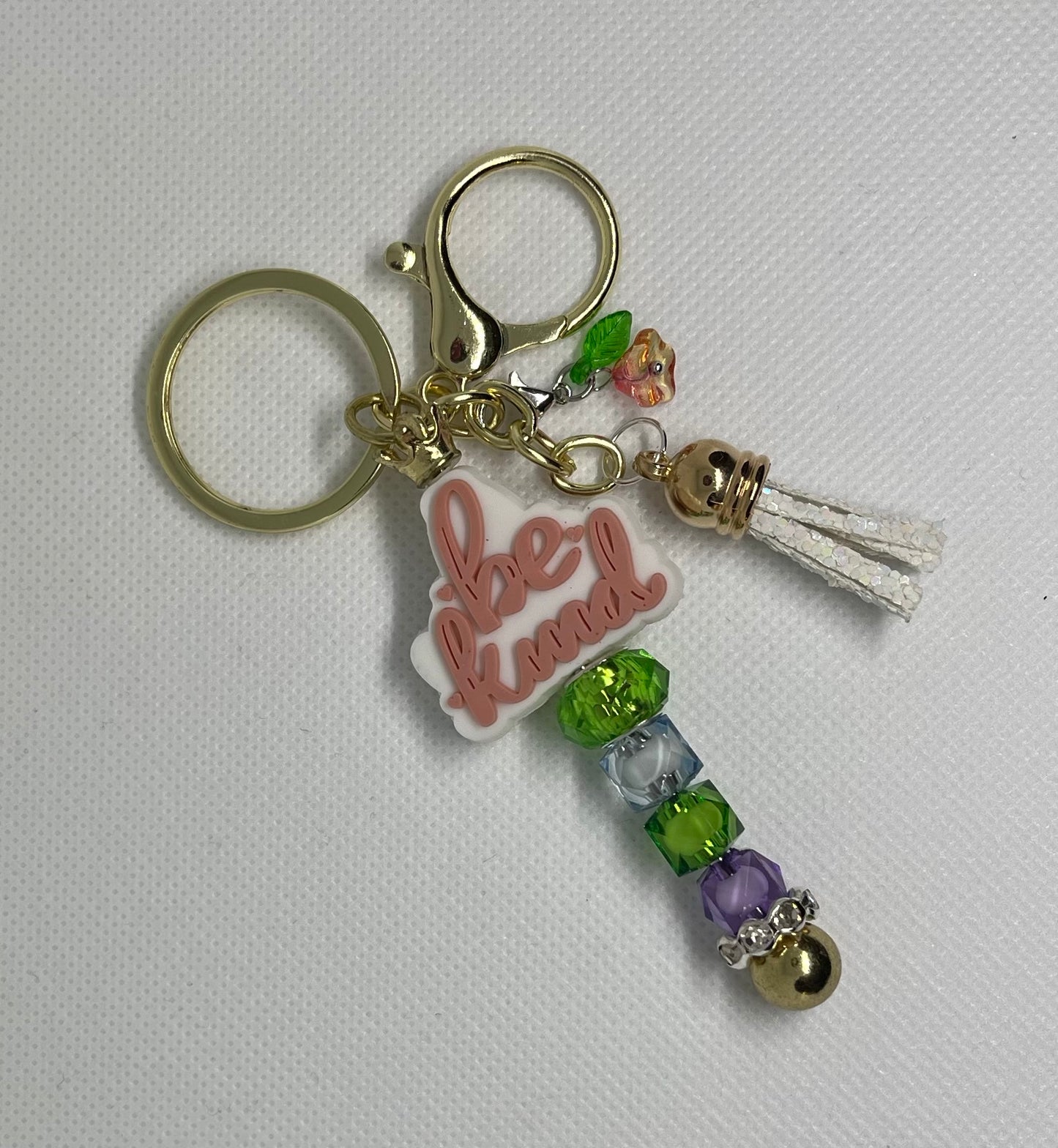 Be Kind Beaded Keychain