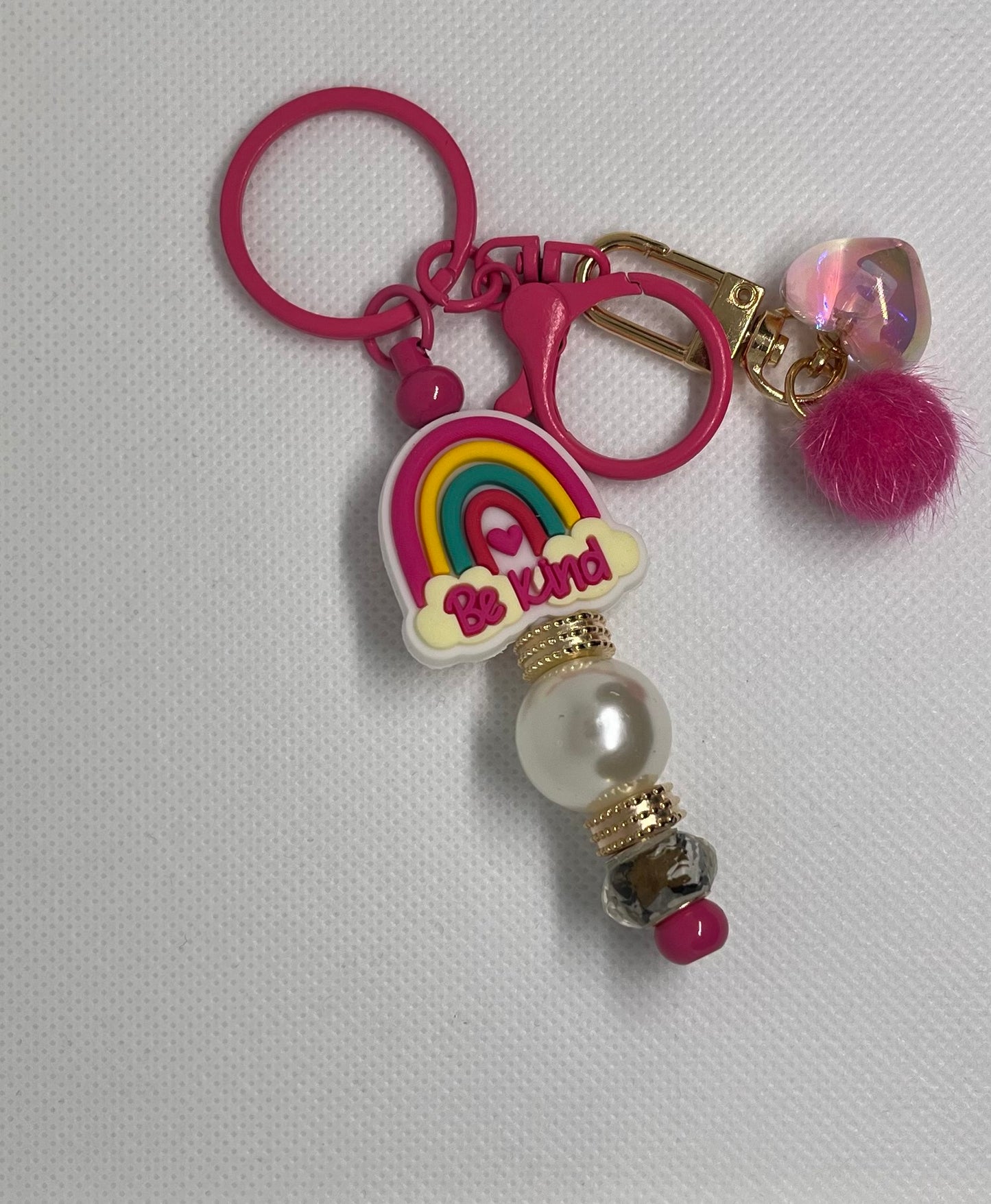 Be Kind Beaded Keychain