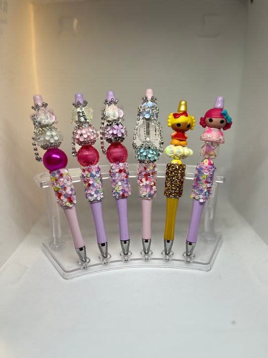 Bling Bling and Doll Beaded Pens