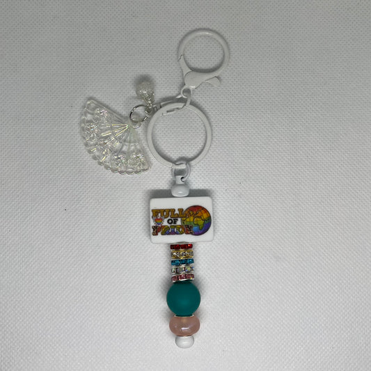 Pride Beaded Keychain