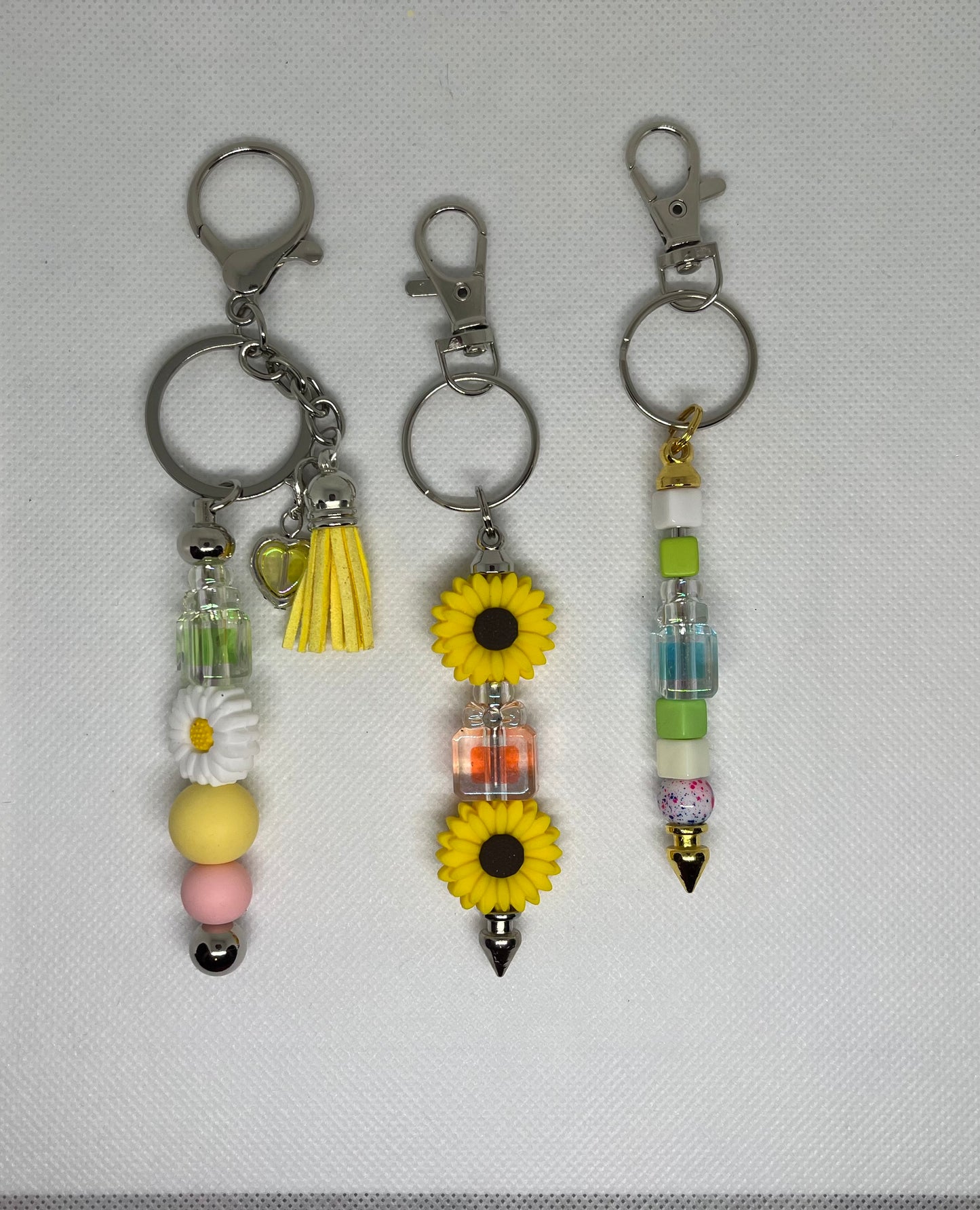 Perfume Beaded Keychain