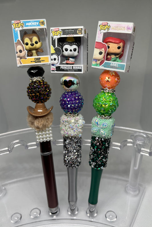 Doll Pop Top Beaded Pens