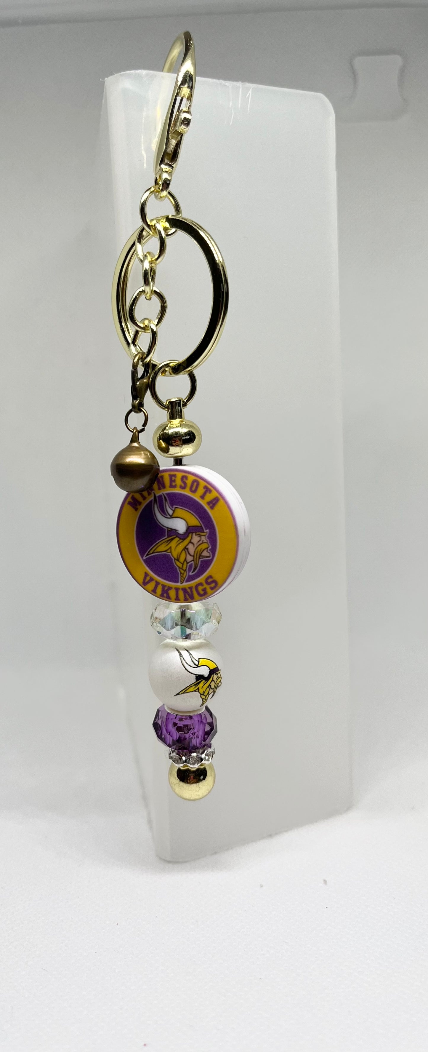 Football Beaded Pens / MN Vikings Pen & Keychain