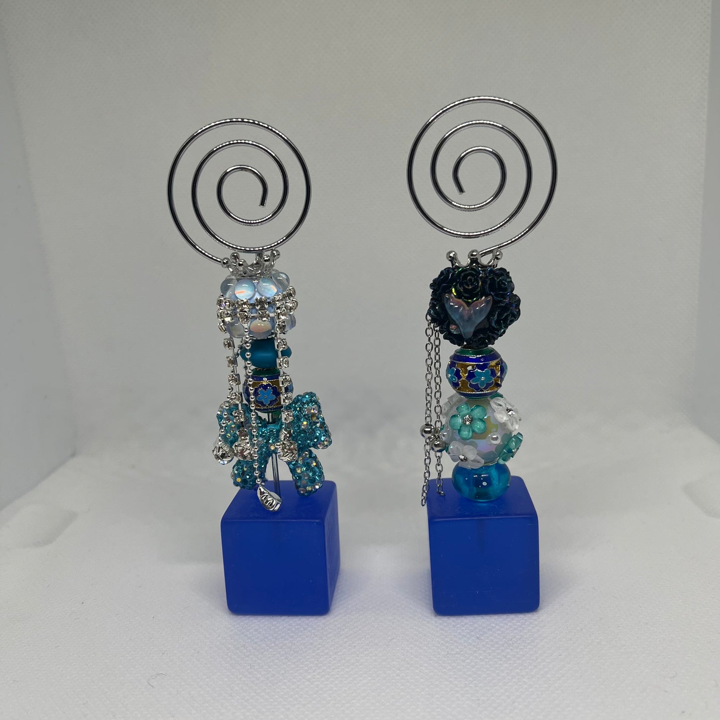 Beaded Wire Photo Holders