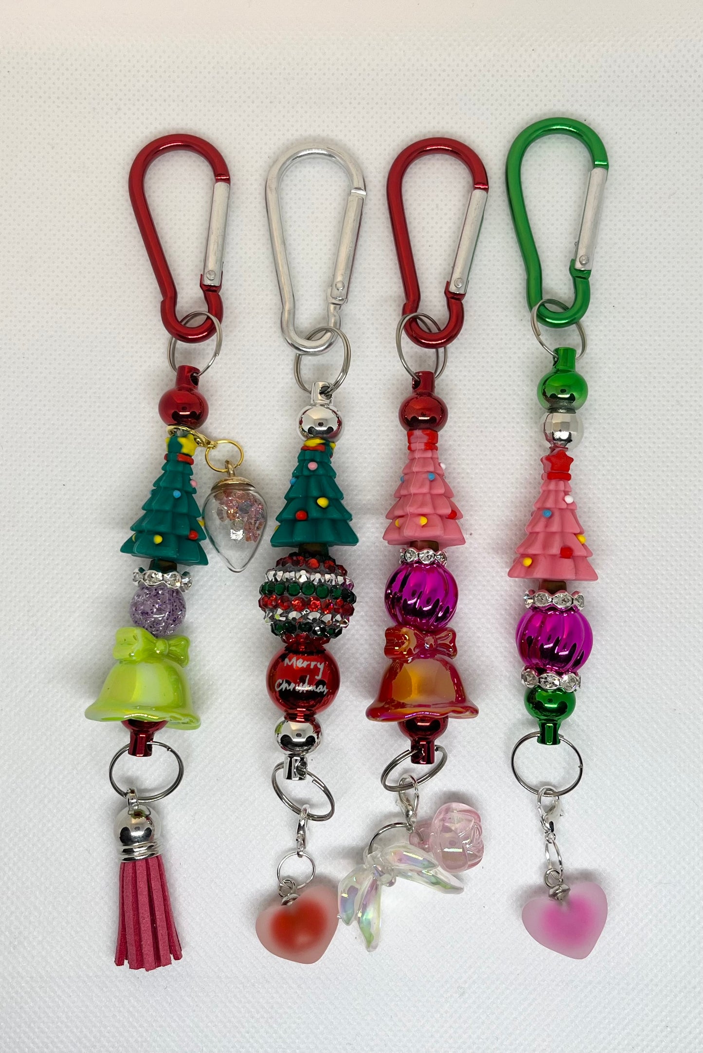 New Christmas Beaded Carabiner