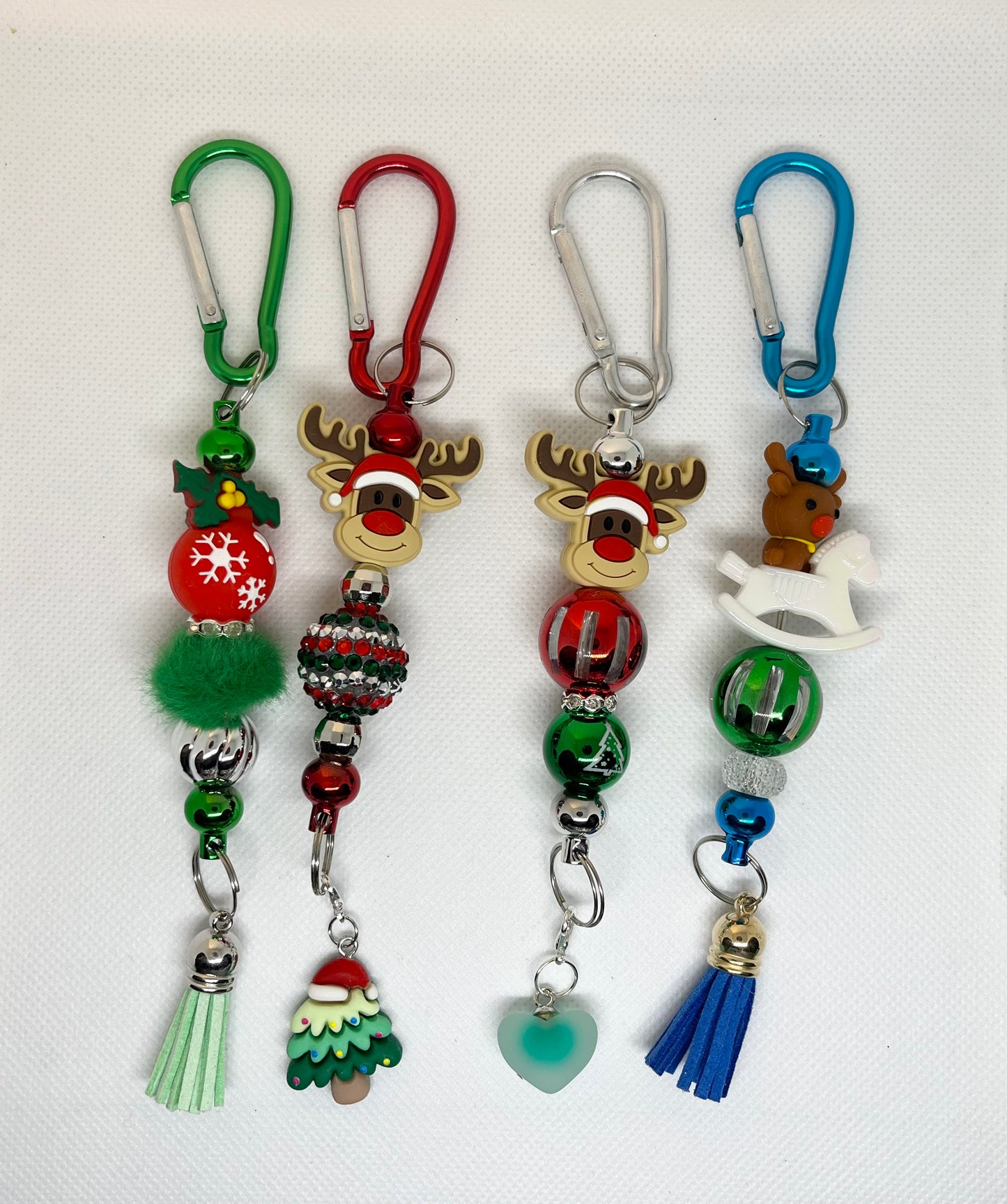 New Christmas Beaded Carabiner