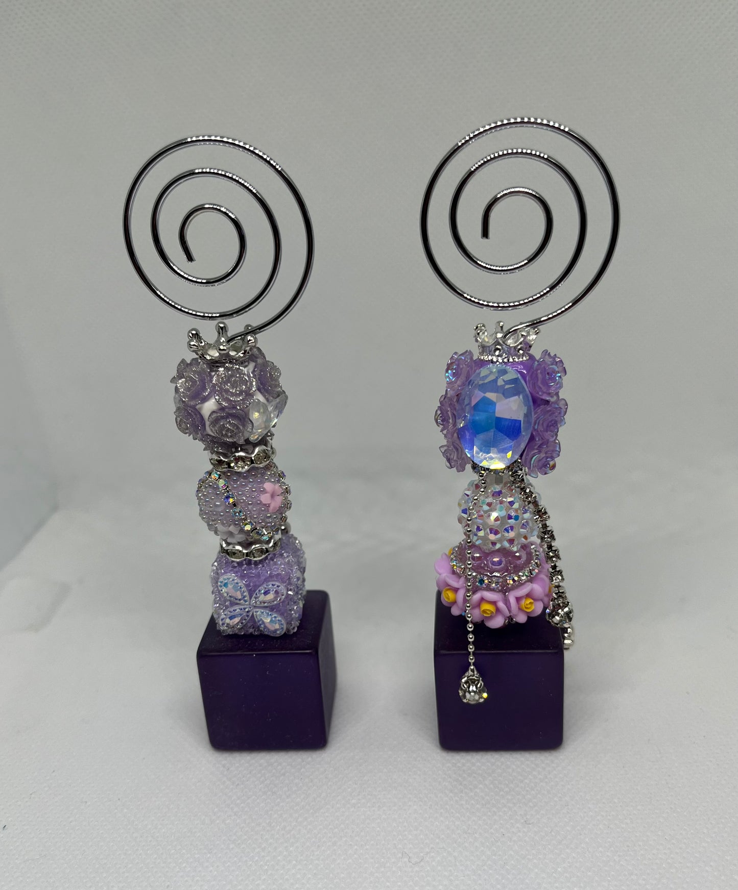 Beaded Wire Photo Holders