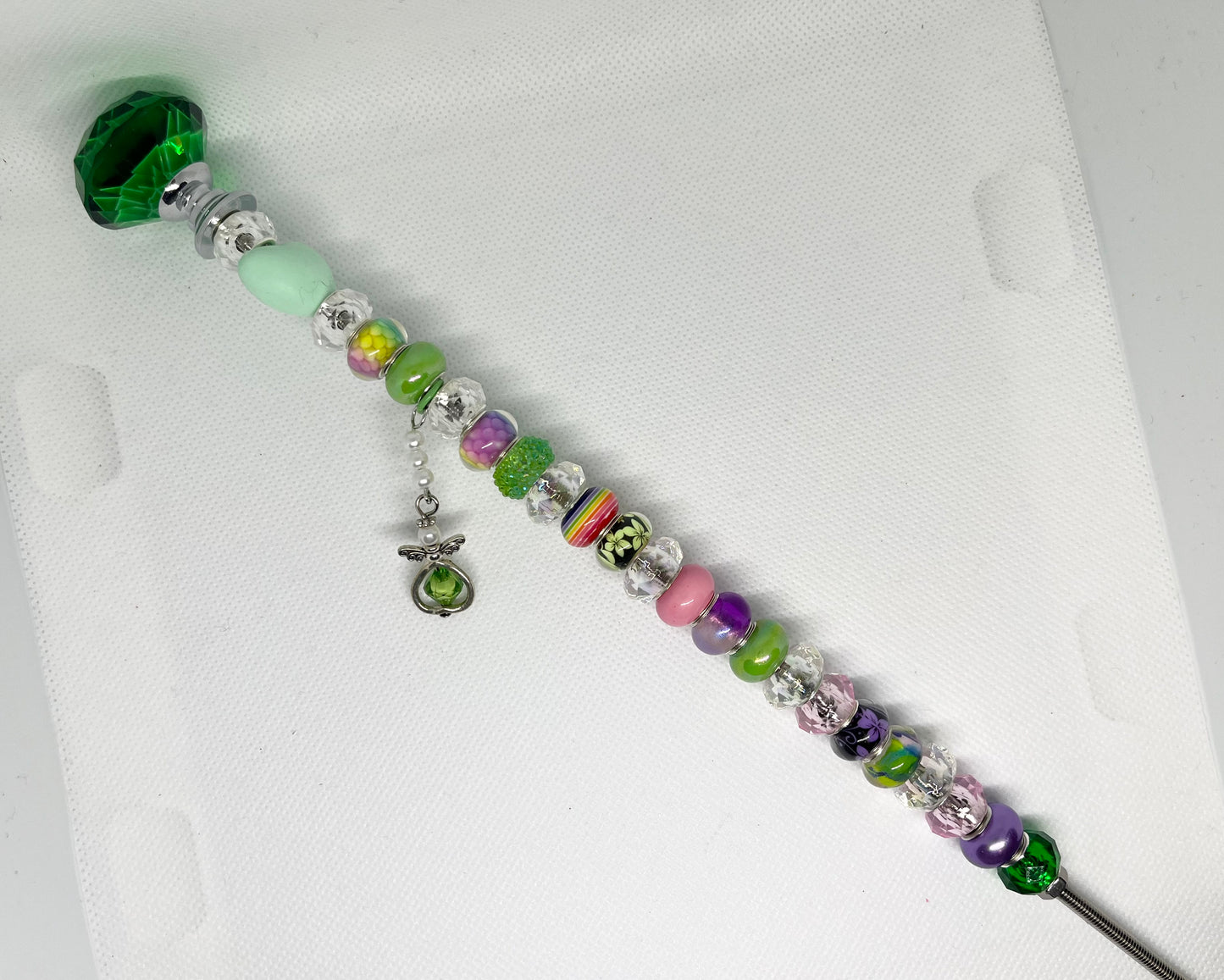 Beaded Garden Fairy Stick