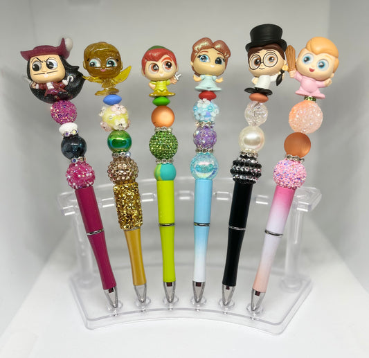 Peter Pan Doorable Beaded Pen Toppers