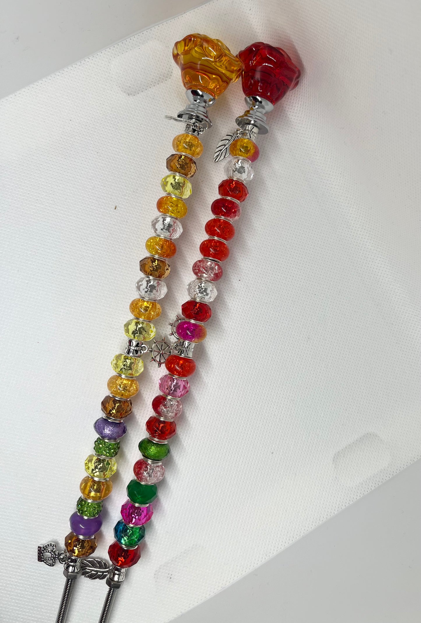 Beaded Fairy Garden Sticks