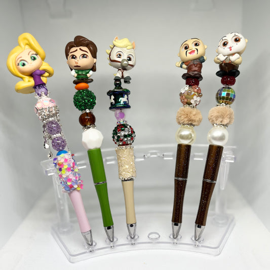 Tangled Doorable beaded Pen