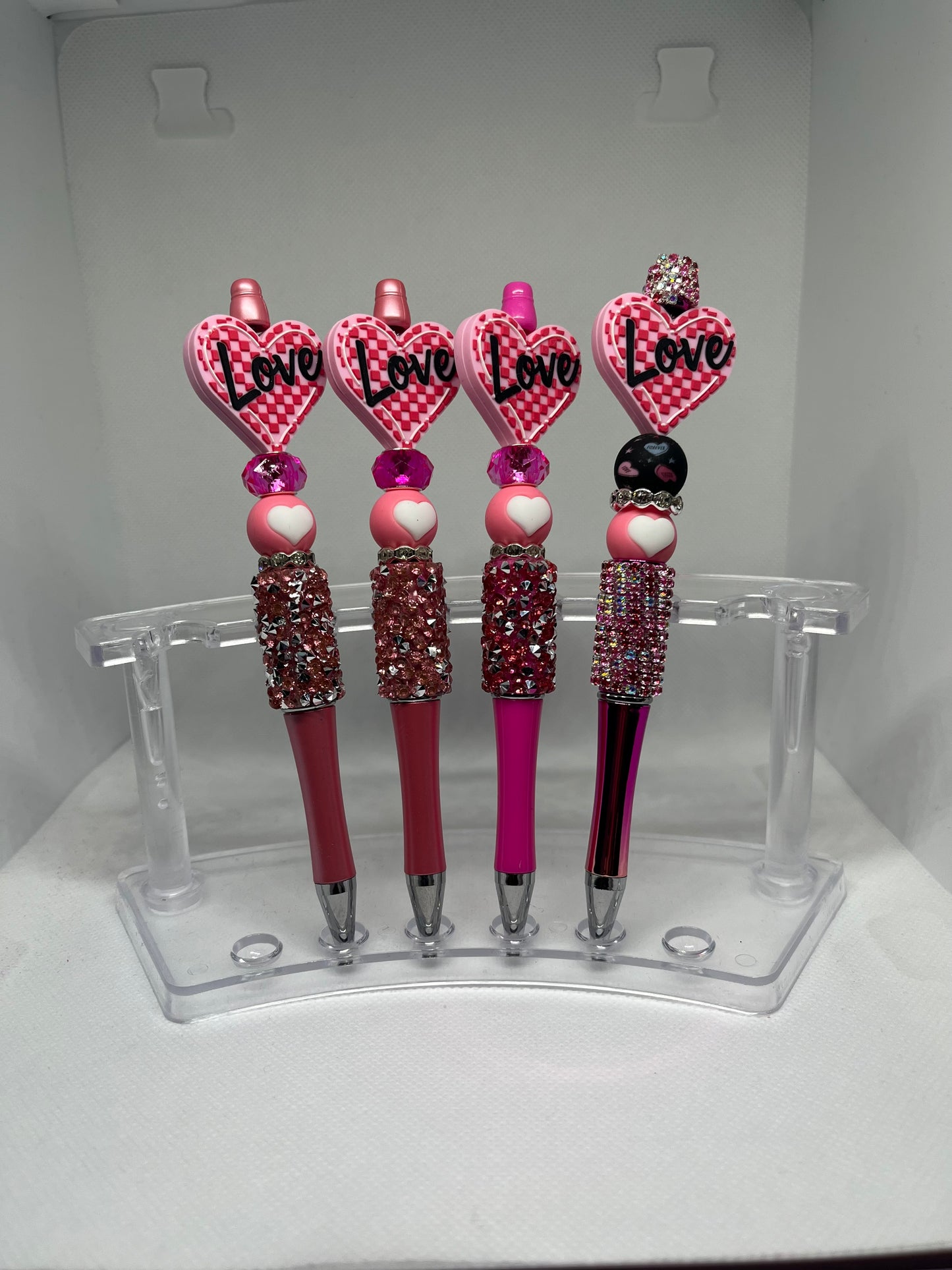 Valentines Day Beaded Pens #2
