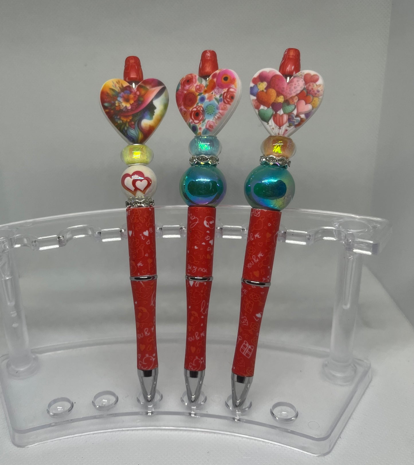 Valentines Day Beaded Pens #6