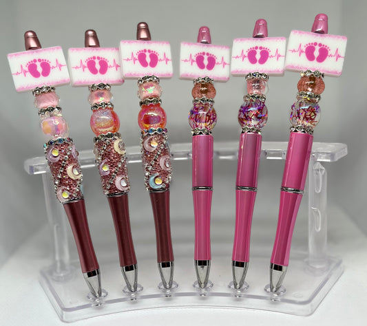 It's a Girl Beaded Pen