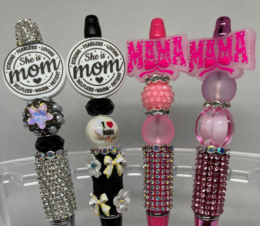 She is Mom & Mama Beaded Pen