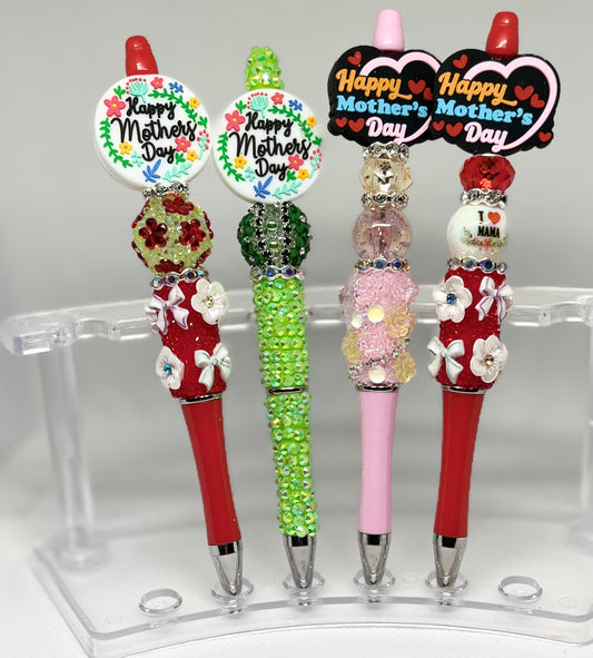 Happy Mother's Day Beaded Pen