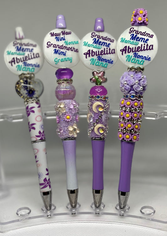 Nana / Grandma / Abuelita Beaded Pen