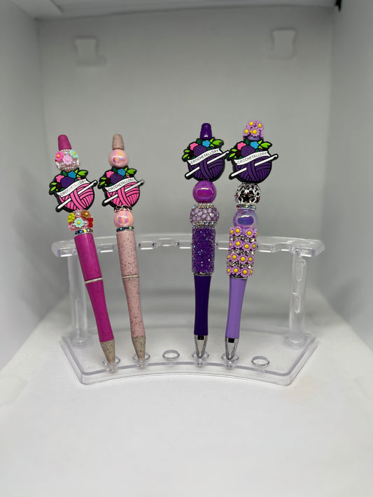 Crochet All Day Beaded Pen