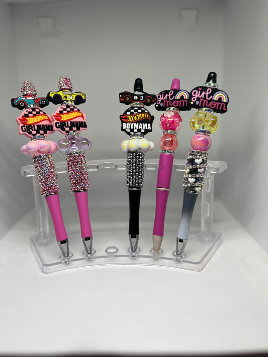 Girl/Boy Mom  Beaded Pen